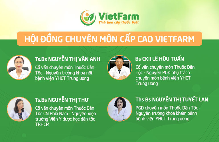 Hội đồng chuyên gia cấp cao Trung tâm dược liệu Vietfarm