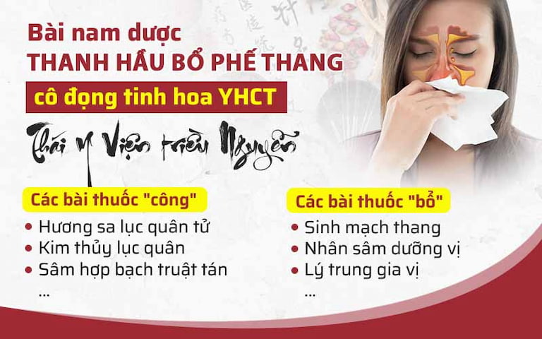 Thanh Hầu bổ phế thang kế thừa tinh hoa YHCT triều Nguyễn