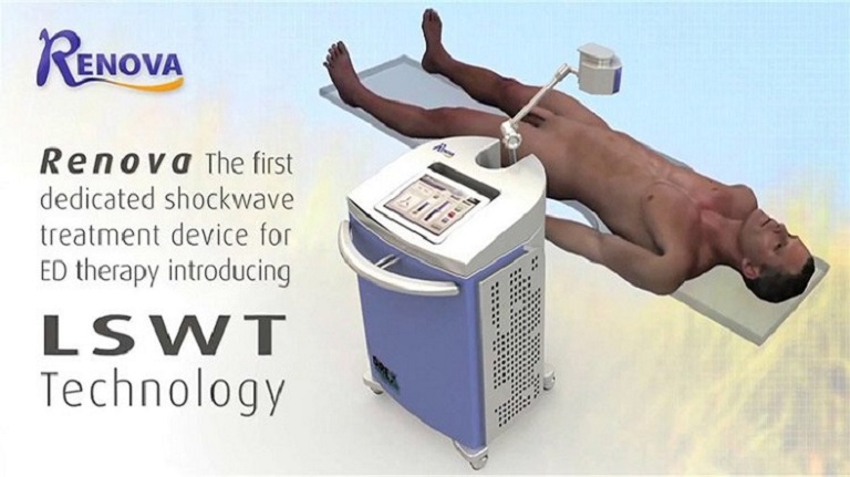 Theo thống kê, máy Renova mang lại hiệu quả điều trị rối loạn cương dương cao tới 70 - 95%