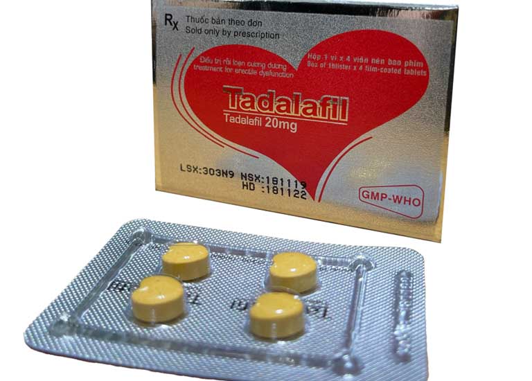 Tadalafil là loại thuốc thường được sử dụng để điều trị các vấn đề rối loạn chức năng sinh lý