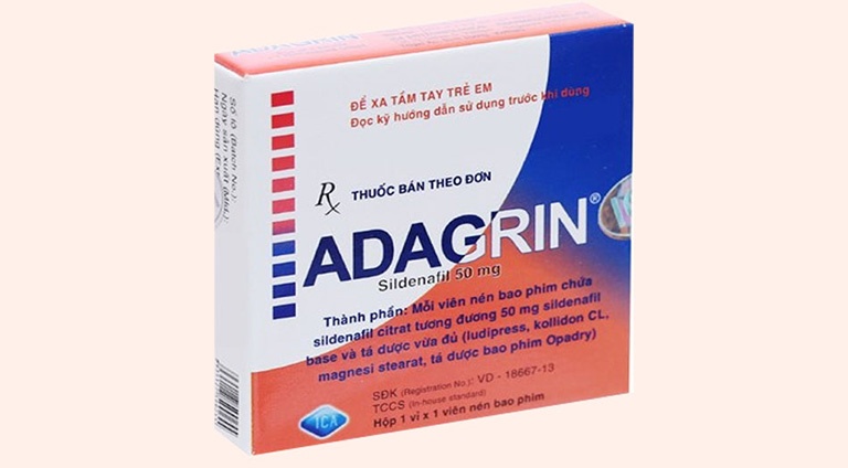 Không dùng gấp đôi liều Adagrin với mục đích bù liều đã quên