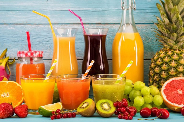 Nước ép trái cây giúp trung hòa dịch vị acid trong dạ dày