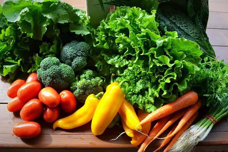 Chế độ ăn cho người viêm dạ dày cần có rau củ quả