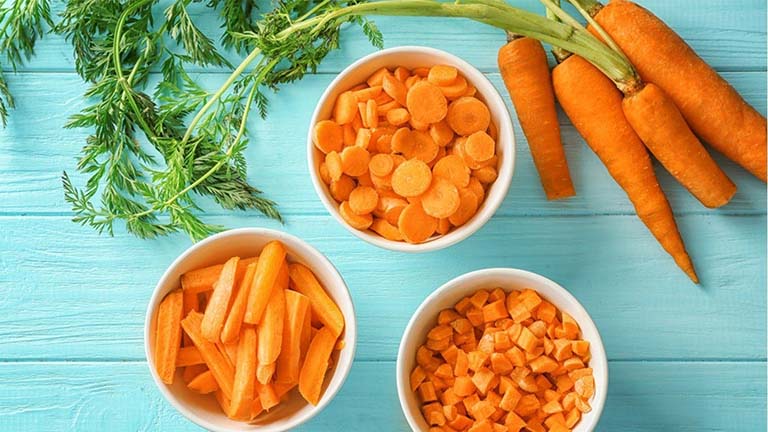 Cà rốt chứa nhiều vitamin và dưỡng chất tốt cho sức khỏe