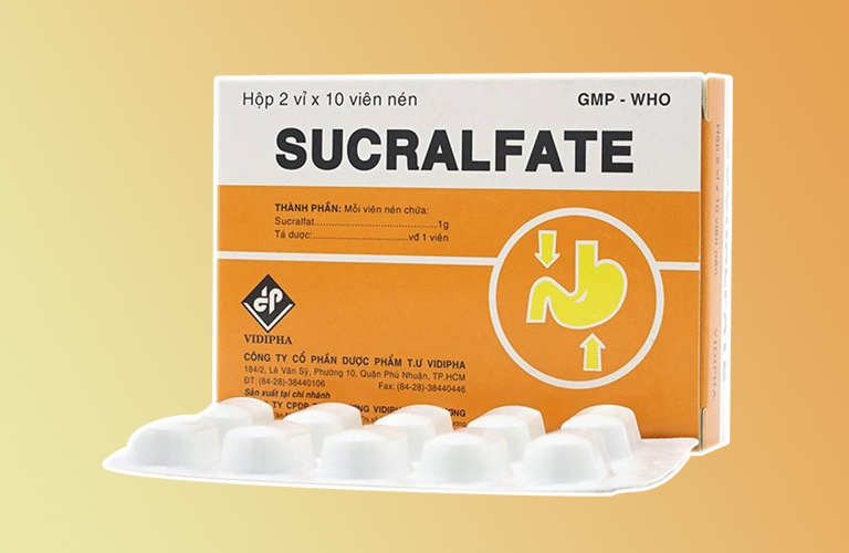 Thuốc viêm dạ dày tá tràng Sucralfate